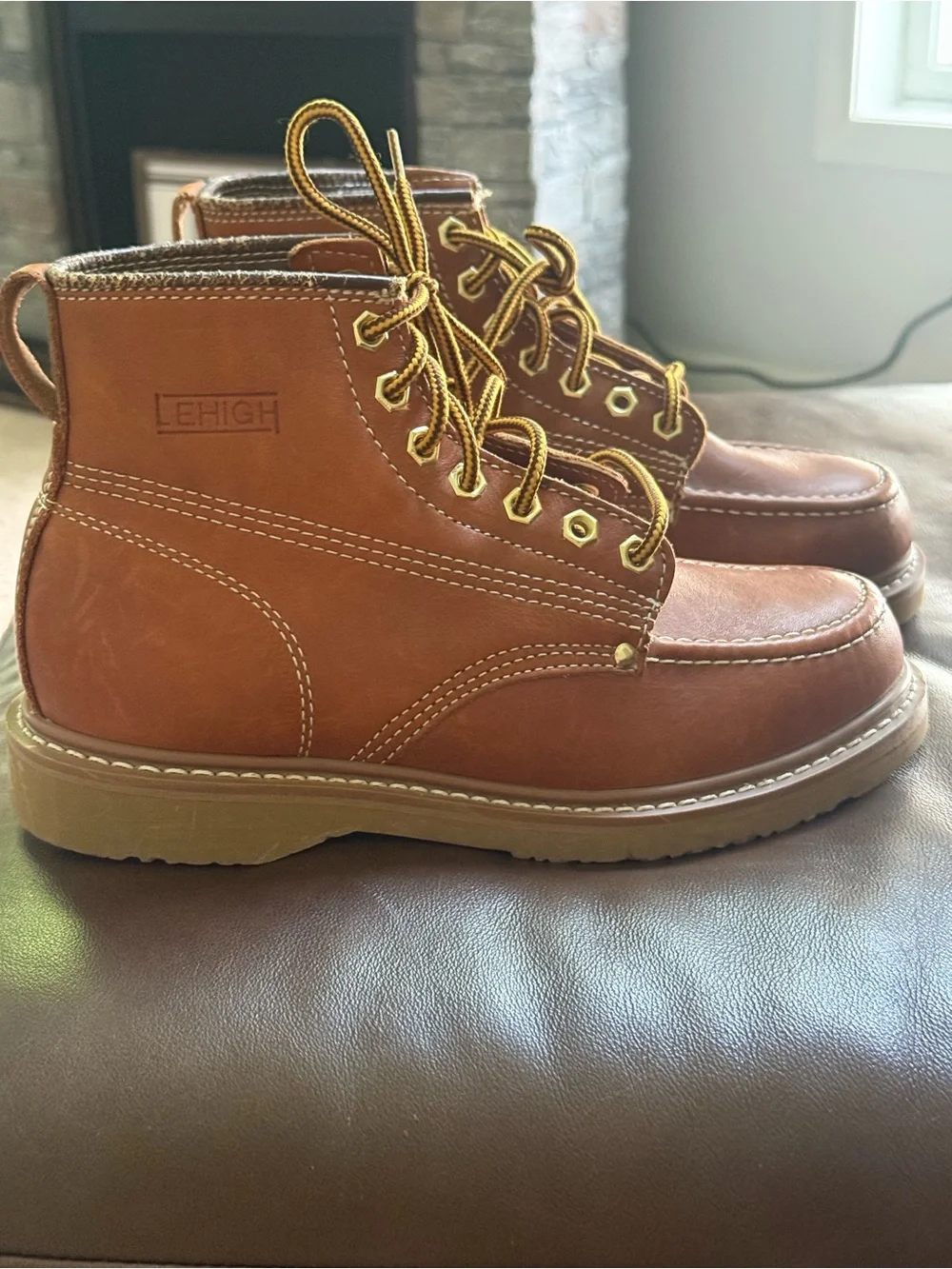 Vintage men’s Lehigh steel toe work boots size 7.5EEE